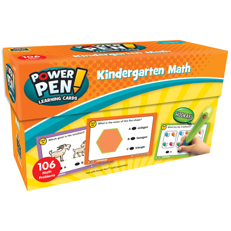 TEACHER CREATED RESOURCES Power Pen® Learning Cards - Math Grade K TCR6010